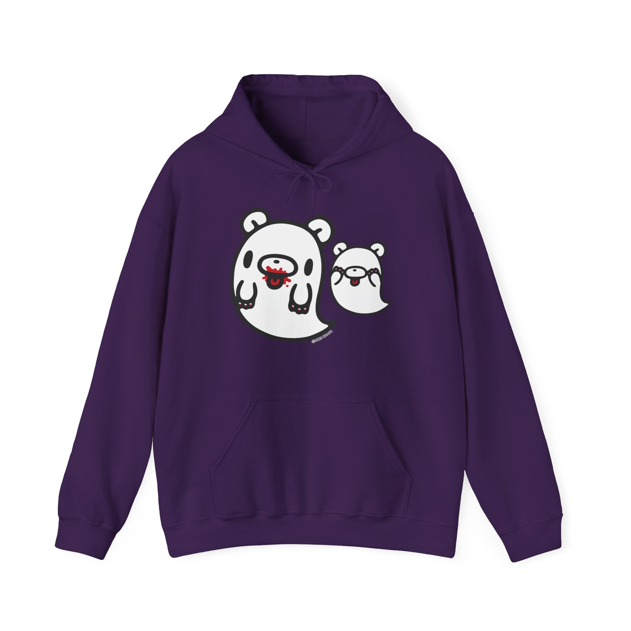 Halloween Ghostie Gloomy Bear - Traditional Hoodie